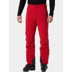 Spodnie Narciarskie Męskie Helly Hansen Alpha Lifaloft. Czerwone spodnie narciarskie i snowboardowe męskie Helly Hansen, bez wzorów, narciarskie. W wyprzedaży za 1,260.50 zł.