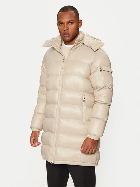 Brave Soul Kurtka zimowa MJK-JAREDLONGSTN Beżowy Regular Fit. Brązowe kurtki męskie Brave Soul, na zimę, l, bez wzorów, z syntetyku, bez ramiączek, bez kaptura. Za 229.99 zł.