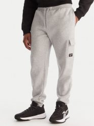 Reebok Spodnie dresowe Wada RK25147CCM Szary Regular Fit. Szare spodnie dresowe męskie Reebok, bez wzorów, z bawełny. Za 199.99 zł.
