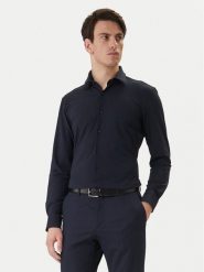 BOSS Koszula P-Hank 50555767 Granatowy Slim Fit. Niebieskie koszule męskie Boss, m, bez wzorów, z syntetyku, bez kołnierzyka, bez ramiączek. Za 499.99 zł.