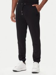 KARL LAGERFELD Spodnie dresowe 705752 500900 Czarny Regular Fit. Czarne spodnie dresowe męskie KARL LAGERFELD, bez wzorów, z bawełny. Za 419.99 zł.