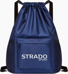 Plecak turystyczny Strado Wodoodporny plecak sportowy torba Strado 37x48x19 cm (Niebieski). Niebieskie torby sportowe męskie Strado, bez wzorów. Za 43.87 zł.