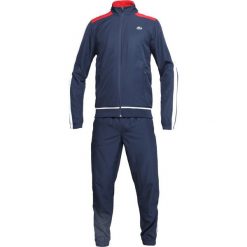 Lacoste Sport TRACKSUIT Dres navy blue/white/lighthouse red. Niebieskie komplety dresowe męskie Lacoste Sport, z dresówki, sportowe. Za 919.00 zł.