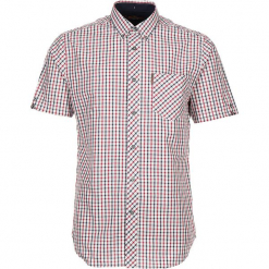 Koszula "SS House Check" - Regular fit - w kolorze czerwono-granatowo-białym. Białe koszule męskie Ben Sherman, w kratkę, z bawełny, button down. W wyprzedaży za 130.95 zł.