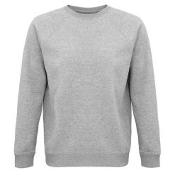 Bluza Unisex Space Melange Dla Dorosłych. Szare bluzy nierozpinane męskie SOL'S, m, bez wzorów, bez ramiączek, bez kaptura. Za 117.99 zł.