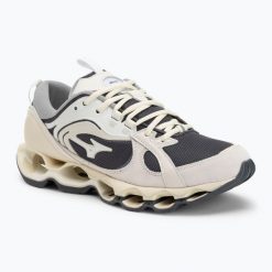Buty Mizuno Wave Prophecy Βeta 2 dark shadow/white/snow white. Szare buty do biegania męskie Mizuno, bez wzorów, bez zapięcia, do biegania, mizuno wave. Za 879.99 zł.