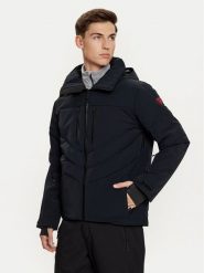 Rossignol Kurtka przejściowa RLNMJ12 Czarny Regular Fit. Czarne kurtki męskie Rossignol, l, bez wzorów, z syntetyku, bez ramiączek, bez kaptura. Za 1,889.00 zł.