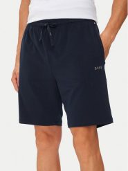 Boss Szorty sportowe Mix&Match 50515367 Granatowy Regular Fit. Niebieskie szorty sportowe męskie Boss, bez wzorów, z bawełny, sportowe. Za 159.99 zł.