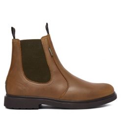Sztyblety Barbour. Brązowe sztyblety męskie Barbour, bez obcasa, bez zapięcia. Za 669.99 zł.