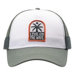 Męska Czapka Z Daszkiem Mayle. Białe czapki męskie AQUAWAVE, bez wzorów. Za 60.99 zł.