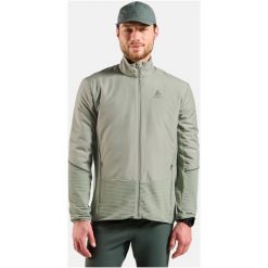 Kurtka hybrydowa Odlo Jacket ESSENTIAL INSULATOR HYBRID. Brązowe kurtki męskie Odlo, bez wzorów, sportowe, bez ramiączek, bez kaptura. Za 589.99 zł.