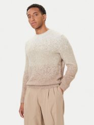 Guess Sweter M5BR39 Z0932 Beżowy Regular Fit. Brązowe kardigany męskie Guess, m, z aplikacjami, z syntetyku, bez ramiączek. Za 529.99 zł.