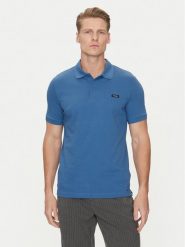Calvin Klein Polo K10K111196 Niebieski Slim Fit. Niebieskie koszulki polo męskie Calvin Klein, m, bez wzorów, z bawełny, bez kołnierzyka, bez ramiączek. Za 209.99 zł.