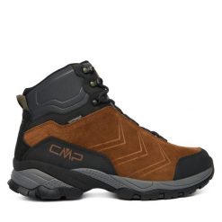 Trekkingi CMP. Brązowe buty zimowe męskie CMP, bez wzorów, sportowe, bez obcasa, bez zapięcia. Za 399.99 zł.