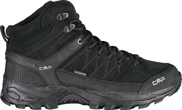Buty trekkingowe męskie CMP Rigel Mid trekking Shoe Wp Nero/Nero r. 44 (3Q12947-72YF). Buty trekkingowe męskie CMP, bez wzorów, bez obcasa, bez zapięcia. Za 462.00 zł.