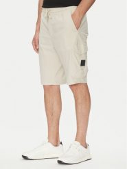 BOSS Szorty sportowe S_Urbanex-Cargo 50534318 Beżowy Tapered Fit. Brązowe szorty sportowe męskie Boss, bez wzorów, z syntetyku, sportowe. Za 339.99 zł.