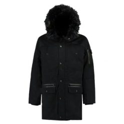 Kurtka turystyczna męska Canadian Peak Arisseak. Czarne kurtki męskie Canadian Peak, m, bez wzorów, z bawełny, bez ramiączek, bez kaptura. Za 522.00 zł.