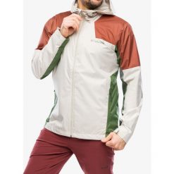 Kurtka przeciwdeszczowa męska Columbia Inner Limits III Jacket. Białe kurtki męskie Columbia, m, bez wzorów, sportowe, bez ramiączek, bez kaptura. Za 329.99 zł.