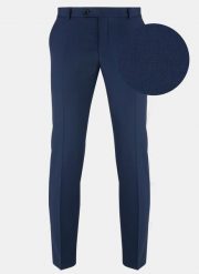Spodnie męskie garniturowe MERALD PPLM9-6G-214-N. Niebieskie eleganckie spodnie męskie Pako Lorente, bez wzorów. Za 149.99 zł.