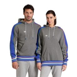 Bluza Arena Hooded Sweat Inserts z kapturem. Szare bluzy z polaru męskie ARENA, s, bez wzorów, z polaru, sportowe, bez ramiączek, z kapturem. Za 279.00 zł.