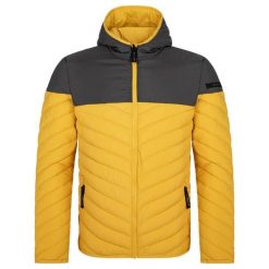 Zimowa Kurtka Jenda dla Mężczyzn - Lekka i Oddychająca. Żółte kurtki męskie ZSPORT, na zimę, m, bez wzorów, sportowe, bez ramiączek, bez kaptura. Za 302.99 zł.