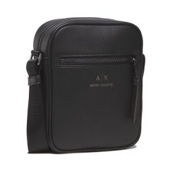 Saszetka Armani Exchange. Czarne saszetki męskie Armani Exchange, bez wzorów, małe. Za 359.99 zł.