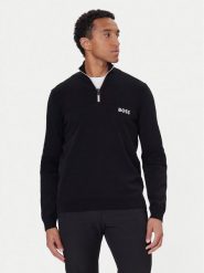 BOSS Sweter K_Hydro QZ-1 50541953 Czarny Regular Fit. Czarne kardigany męskie Boss, m, bez wzorów, z bawełny, bez ramiączek. Za 759.99 zł.