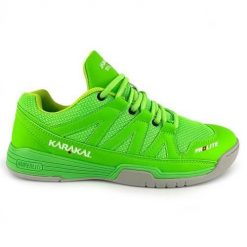 Buty do squasha i badmintona męskie Karakal KF Prolite Court. Zielone buty sportowe na co dzień męskie KARAKAL, m, bez wzorów, z materiału, bez ramiączek, bez kaptura, trekkingowe. Za 486.00 zł.