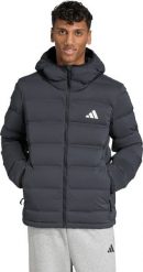 Kurtka męska adidas Helionic Climawarm Stretch Hooded Down czarna JN2114 XL. Czarne kurtki męskie ADIDAS, m, bez wzorów, bez ramiączek, bez kaptura. Za 970.91 zł.