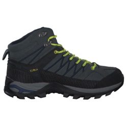 Rigel Mid Trekking Shoe Wp Rigel Mid Trekking Shoes Wp. Niebieskie buty trekkingowe męskie CMP, bez wzorów, sportowe, bez obcasa, bez zapięcia. Za 523.00 zł.