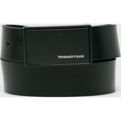 Trussardi Jeans - Pasek skórzany. Paski męskie marki TRUSSARDI JEANS. Za 379.90 zł.