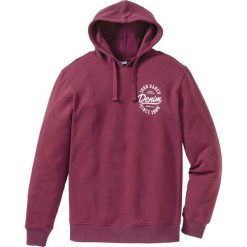 Bluza z kapturem Regular Fit bonprix bordowy melanż. Bluzy nierozpinane męskie bonprix. Za 44.99 zł.