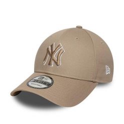 Czapka z daszkiem New Era New York Yankees Outline 9FORTY. Brązowe czapki męskie New Era, bez wzorów, casualowe. Za 170.50 zł.