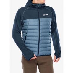 Kurtka hybrydowa męska Berghaus Urban Pravitale Hybrid. Niebieskie kurtki męskie Berghaus, m, bez wzorów, z puchu, sportowe, bez ramiączek, bez kaptura. Za 440.99 zł.