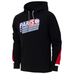 Bluza z kapturem PSG dla dorosłych. Czarne bluzy z kapturem męskie PSG, m, bez wzorów, z kapturem. Za 259.99 zł.