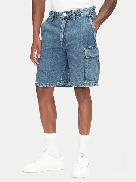 Jack & Jones Szorty jeansowe Bill 12272557 Niebieski Relaxed Fit. Niebieskie szorty męskie Jack & Jones, bez wzorów, z bawełny. Za 199.99 zł.