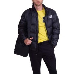 Męska Kurtka Puchowa The North Face Lhotse. Czarne kurtki męskie The North Face, m, bez wzorów, z puchu, bez ramiączek, bez kaptura. Za 899.00 zł.