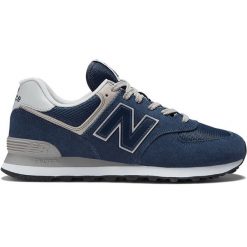 Buty męskie New Balance ML574EVN - granatowe. Niebieskie buty sportowe na co dzień męskie New Balance, m, bez wzorów, z gumy, klasyczne, bez ramiączek, bez kaptura. Za 499.99 zł.