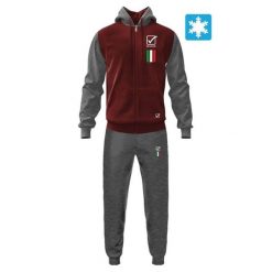 Givova Dres Italia 101 męski z kapturem, polar - 2XL. Brązowe bluzy z polaru męskie Givova, m, bez wzorów, z dresówki, bez ramiączek, z kapturem. Za 282.99 zł.
