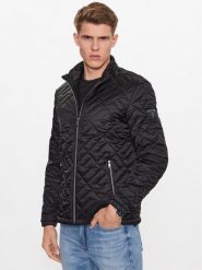 Guess Kurtka przejściowa M3YL11 WFHN2 Czarny Regular Fit. Czarne kurtki męskie Guess, m, z aplikacjami, z syntetyku, bez ramiączek, bez kaptura. Za 1,049.00 zł.