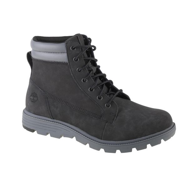 Trapery męskie, Timberland Walden Park WR Boot. Szare buty zimowe męskie Timberland, bez wzorów, z materiału, sportowe, bez obcasa, bez zapięcia. Za 599.99 zł.