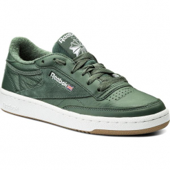 Buty Reebok - Club C 85 Estl CM8793 Chalk Green/White/Wshblu. Zielone buty sportowe na co dzień męskie Reebok, z materiału. W wyprzedaży za 269.00 zł.