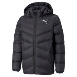 Puma Kurtka Packlite Down 58956501. Czarne kurtki męskie Puma, bez wzorów, bez ramiączek, bez kaptura. Za 353.99 zł.