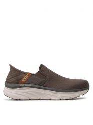 Skechers Półbuty D'Lux Walker Orford 232455 Brązowy. Brązowe codzienne półbuty męskie Skechers, bez wzorów, z materiału, bez obcasa, bez zapięcia. Za 359.99 zł.