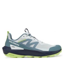 Trekkingi Salomon. Niebieskie buty trekkingowe męskie Salomon, bez wzorów, bez zapięcia, trekkingowe. Za 429.99 zł.