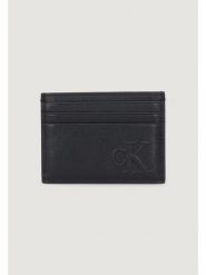 Calvin Klein Portfel BOLD CK EW CARD CASE Czarny. Czarne portfele męskie Calvin Klein, bez wzorów. Za 209.99 zł.