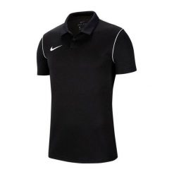 Koszulka do piłki nożnej męska Nike Polo Park 20. Białe koszulki polo męskie Nike, l, bez wzorów, sportowe, bez kołnierzyka, bez ramiączek. Za 96.03 zł.