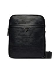 Guess Saszetka HMMIPW P6223 Czarny. Czarne saszetki męskie Guess, z aplikacjami, ze skóry. Za 316.99 zł.