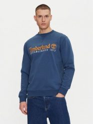 Timberland Bluza TB0A2FEQ Granatowy Regular Fit. Niebieskie bluzy nierozpinane męskie Timberland, m, bez wzorów, z bawełny, bez ramiączek, bez kaptura. Za 279.99 zł.
