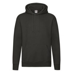 Męska Bluza Z Kapturem Premium. Brązowe bluzy nierozpinane męskie Fruit of the Loom, m, bez wzorów, z kapturem. Za 138.99 zł.